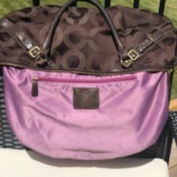 Authentic Brown Coach Bag - Picture 4 of 6